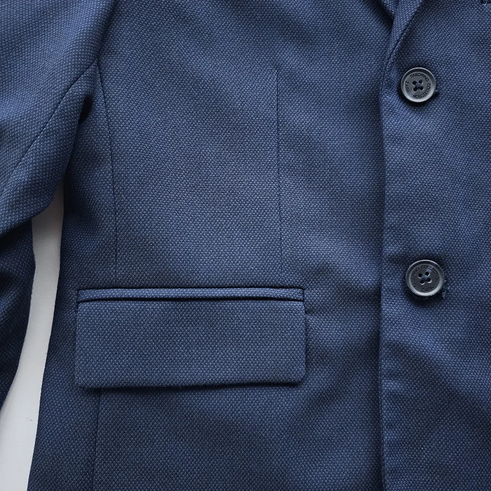 Zara Kids Navy Blue Boys Formal Jacket Suit Blazer - Size 7 - Picture 3 of 6